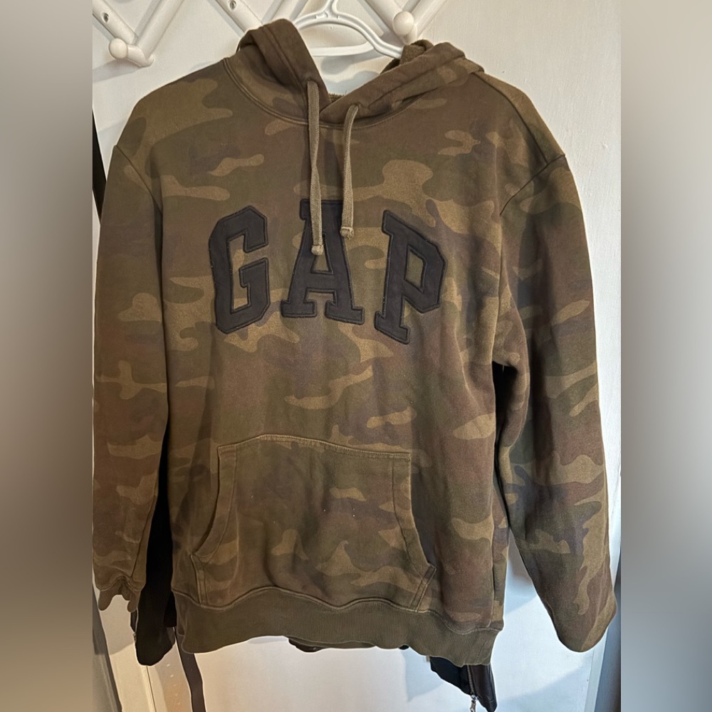 GAP Olive Camouflage Hoodie